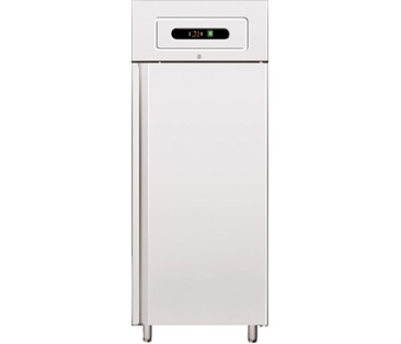 GN650TN Upright Single Door Chiller GN 2/1 - Stainless Steel - Integral Condenser